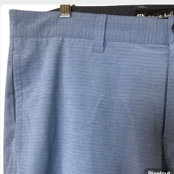 Travis Mathew Golf Shorts Men's Size 34 Light Blue Performance Stretch Excellent - Picture 3 of 12